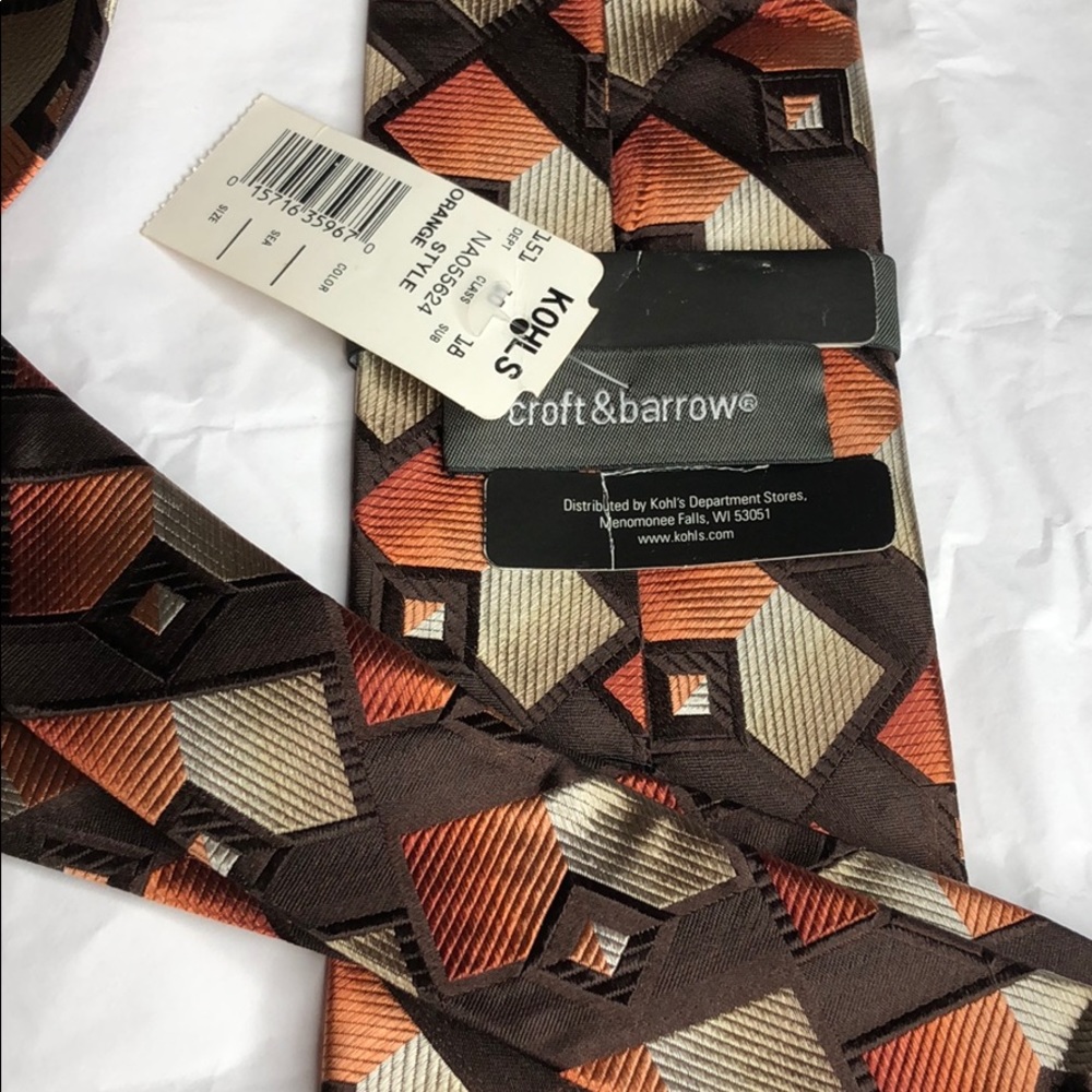 3/$15 Croft&Barrow new with tag retro Tie